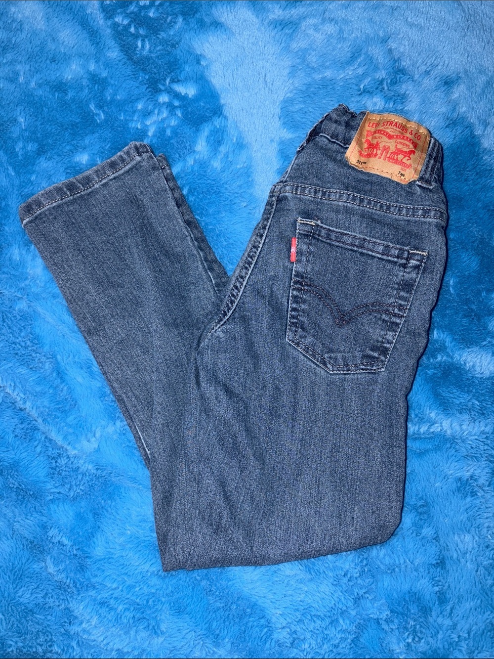 Levi's Dark Indigo Straight-Leg Jeans